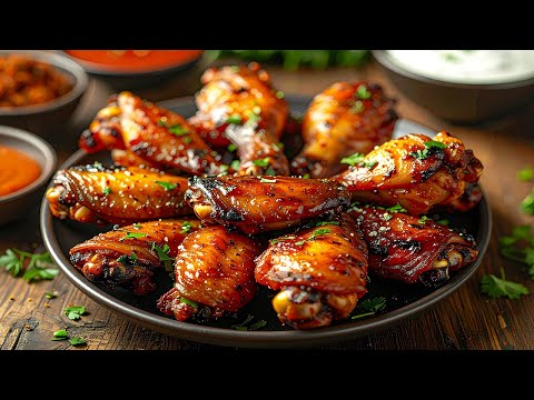 Saftige Hähnchenflügel im Backofen! Ich habe Hähnchenflügel noch nie so lecker gegessen!