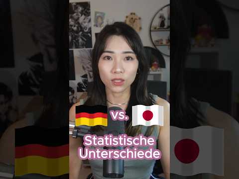 Deutschland 🇩🇪 vs. Japan 🇯🇵 Statistische Unterschiede #shorts