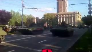 Donetsk is Column of the Newest military technique