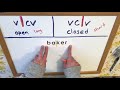 Exploring Closed Syllables VC/V