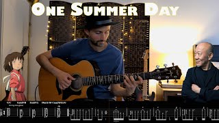 Joe Hisaishi, One Summer Day on Acoustic Guitar (with tabs)