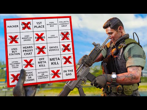 Spectating THE DUMBEST PLAYERS In WARZONE BINGO