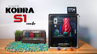 Anycubic Kobra S1 Combo - Color 3D Printer - Unbox & Setup