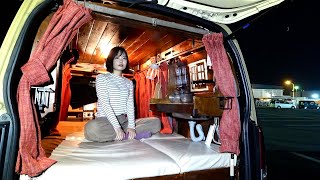 夜も暑い夏の車中泊。軽バンも体調も不調な3000kmの旅路。[北海道→沖縄]