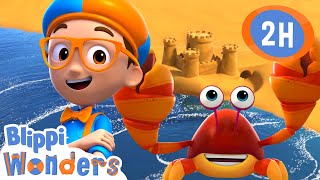 Blippi’s Sand-tastic Day! 🩴 | Blippi | Educational Kids Videos | Moonbug Kids