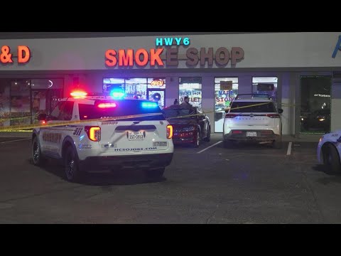 Masked men open fire at smoke shop on Highway 6, employee hospitalized, Harris County deputies say