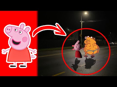 Peppa Pig Captado en Camara en la Vida Real