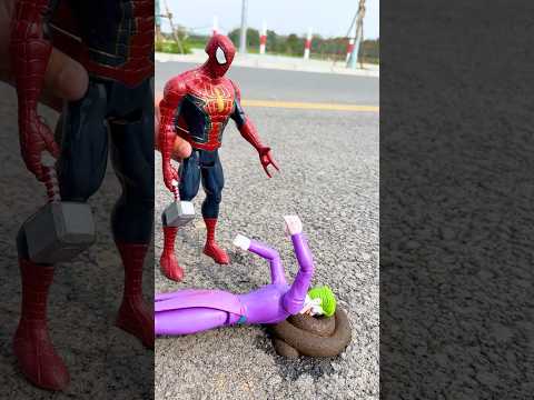 Jocker failed  Jocker  vs Spiderman  Marvel Toys #spiderman #marvel #gta #funny #marve