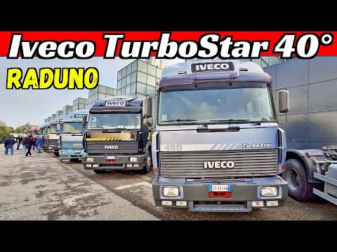 Iveco TurboStar 4O° Anniversario, 1984-2024 - Raduno Bologna + Donato Truck Drift - V8 Engine Sound!