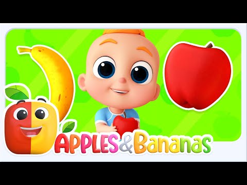 I Like to Eat Apples and Bananas Nursery rhymes and kids Songs