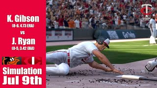 【MLB】Baltimore Orioles vs. Minnesota Twins｜Jul 9th Simulation｜MLB The Show 23
