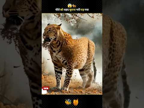Stealing honey proved costly for the leopard ๐๐ฏ || #shorts