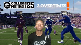 CRAZIEST GAME EVER! Washington vs Oregon Semis Playoff Game Thriller 3 OVERTIMES #football #games