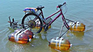 🚴‍♀️Elektrofahrrad wird zum Aqua-Bike ⚓️ Es ist wahr!
