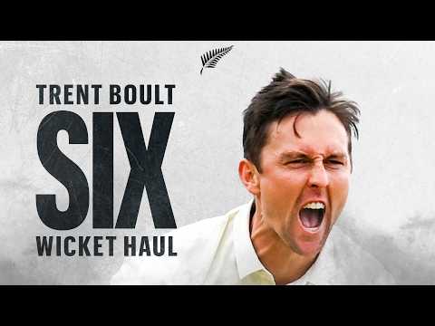 Trent Boult Brilliant Bowling Earns 6 Wicket Haul | Blackcaps v England 2018
