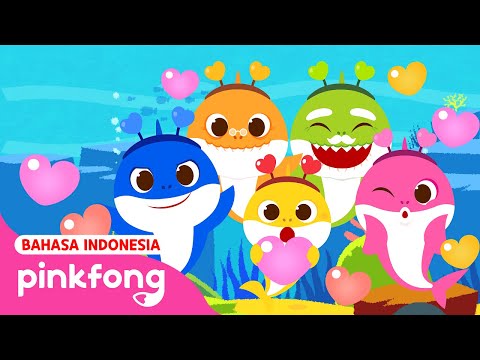 Valentine's Day Sharks | Hari Kasih Sayang | Hari Valentine | Pinkfong Baby Shark |ndonesia