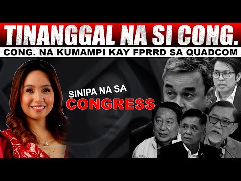 HALA! CONGRESSWOMAN CARDEMA TINANGGAL NA MARCOLETA INC CONFIRMED NA SINIPA NA SA QUADCOM