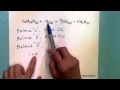 Balancing Combustion Reactions