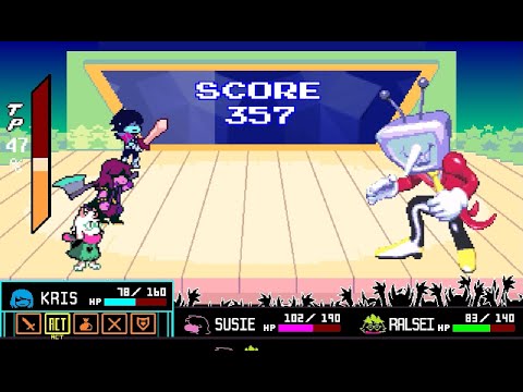 DELTARUNE Chapter 3: Tenna Boss Fight