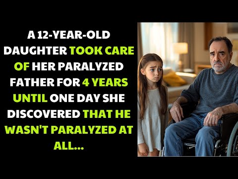 A 12-year-old daughter took care of her paralyzed father for 4 years when suddenly one day...