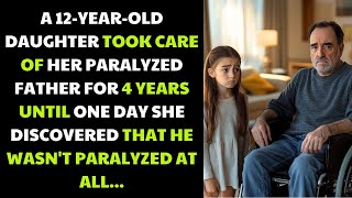 A 12-year-old daughter took care of her paralyzed father for 4 years when suddenly one day...