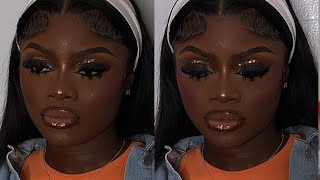 Smokey glitter 😍😍🔥X MAKEUPTUTORIAL