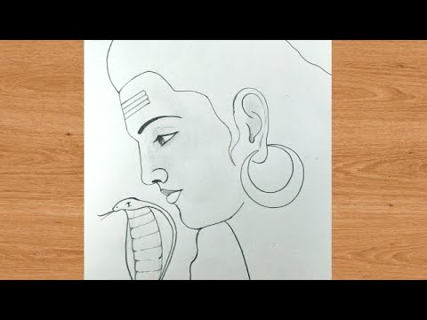 Bhole baba god pencil drawing | bholenath art@TaposhiartsAcademy