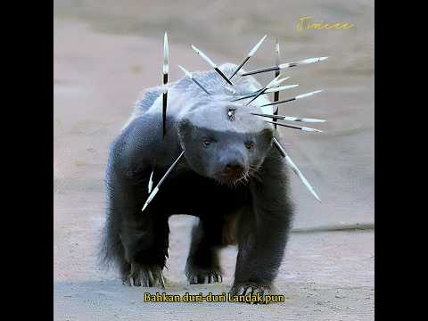Hewan paling pemberani sedunia musang madu atau honey badger