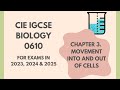Cell Transport Mechanisms and Processes