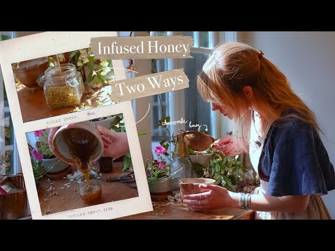 Crafting Herbal Honey Two Ways | How to Make a Chamomile Infused Honey for Tea and a Bit of Calm