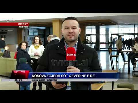 Tv Klan – Kosova zgjedh sot qeverinë e re, raporton gazetari Maksi Rama