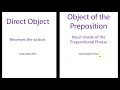 Identifying Objects in Sentences