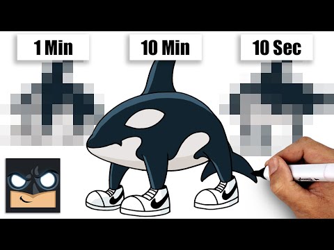 How to Draw Orcalero Orcala | Italian Brainrot