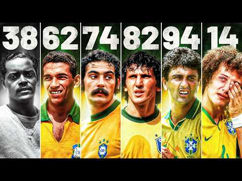 O Brasil em TODAS as COPAS DO MUNDO! 🟢🟡