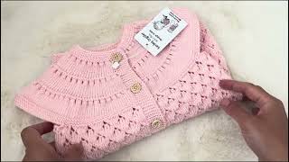 ÇOK KOLAY BEBEK YELEĞİ 🧶YAKADAN BAŞLAMA BEBEK YELEĞİ