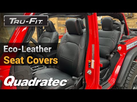 Quadratec Tru-Fit Eco-Leather Seat Covers Review | Best Jeep Wrangler & Gladiator Interior Upgrade