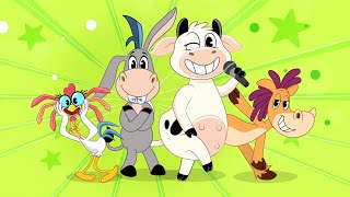 Cabeza, Hombros, Rodillas y Pies 👣 y Más Canciones Infantiles para Moverse y Aprender | La Vaca Lola