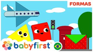 Entendendo Formas Geométricas com Divertidas Histórias! | Desenhos educativos | BabyFirst Brasil