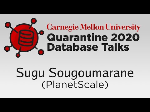 Query Planning for a Sharded System like Vitess - Sugu Sougoumarane, CTO, PlanetScale