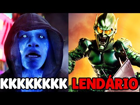 Rankeando os VISUAIS DOS VILÕES DO HOMEM-ARANHA nos FILMES