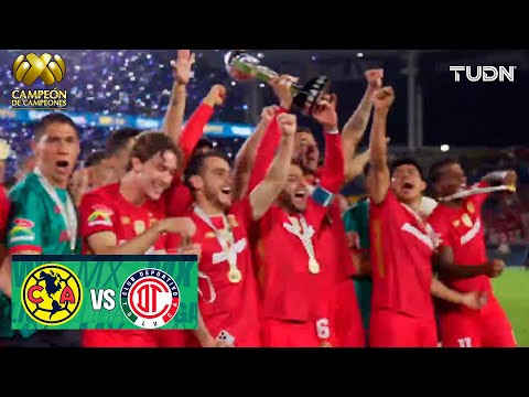 ¡Vega levanta el Campeón de Campeones!-América 1-3 Toluca | Campeón de Campeones - Final 2025 | TUDN