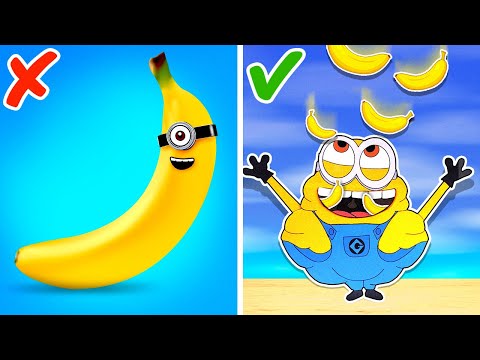 📄✂️Fancy Paper Crafts | 📚Astonishing Minions Play Book Despicable Me 4