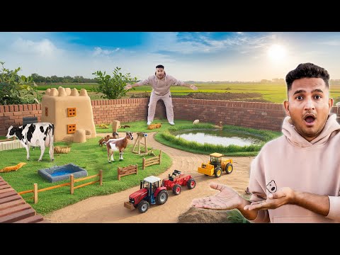 I Built a Mini Farm in My Village with RC Cars and Tractors