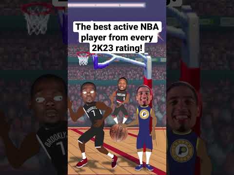 The Best NBA Player from every NBA 2K23 Rating! #shorts
