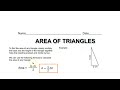 Exploring the Area of Triangles