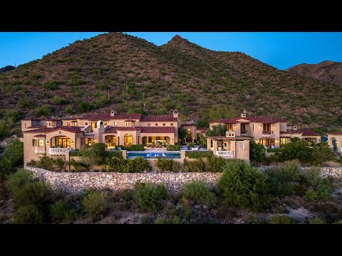 Magnificent Mediterranean Estate with majestic mountains views in Scottsdale for $16,250,000