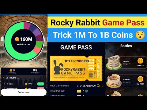 Rocky rabbit game pass | rocky rabbit game pass code