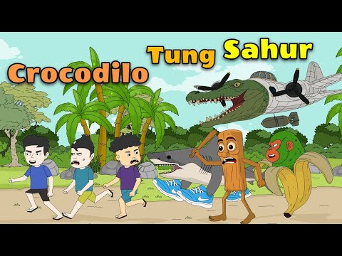 BRAINROT ANIMATION CROCODILO TUNG TUNG SAHUR PART 2   | Pinoy Animation