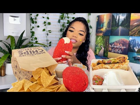 CHIPOTLE NEW SMOKED BRISKET FRIED HOT CHEETOS BURRITO |CHEESY ￼￼QUESADILLAS