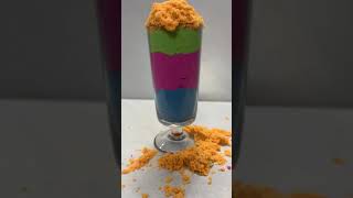 Satisfying Candy Drop and Squish: Kinetic Sand ASMR Delight